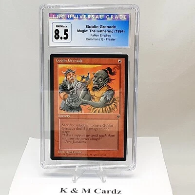 MTG - Fallen Empires - Goblin Grenade - Graded - CGC 8.5 - Image 1 of 4