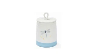 Cooksmart English Meadow Cannister - Ceramic Tea Caddy - Dragonfly & Daisy - Picture 1 of 1