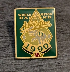 World Champion Oakland A's Athletics MLB Baseball 1990 Elephant Mascot Lapel Pin - Picture 1 of 4