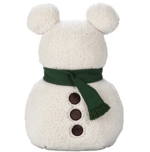 Disney Parks Christmas Holiday Mickey Mouse Icon Schneemann Kissen 2024 NEU - Bild 1 von 3