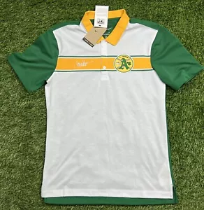 NWT'S Nike Cooperstown Collection The Swingin A’s MLB Polo Shirt Men's S - Picture 1 of 6