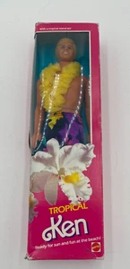 Vintage 1985 Mattel Tropical Ken Doll #1020 Sealed In Box - Picture 1 of 4