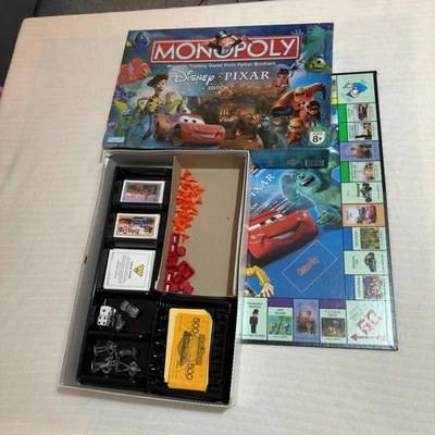 Hasbro Monopoly Disney Pixar Edition Board Game Family Collectible - Image 1 of 4
