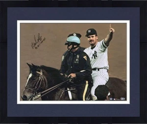 FRMD Wade Boggs Yankees Signed 16x20 1996 World Series Celebration Photo w/Insc - Picture 1 of 1