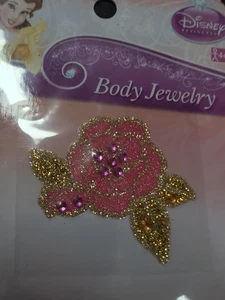 Pegatina Joyería Corporal Princesa Bella Disney NUEVA LB10 - Imagen 1 de 3