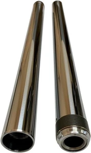 Pro-One Performance 39mm Fourche Tubes - 24.25in Chrome Moto Rue Vélo - Picture 1 of 4