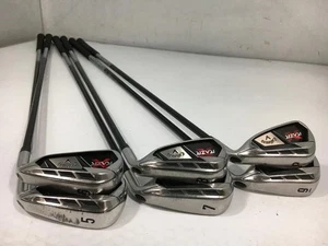 Callaway RAZR X Iron Set 5-9+Pw RAZR X SERIES 65i Flex-SR 6pcs Right-Handed Used - Picture 1 of 4