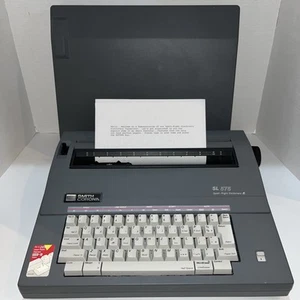 Máquina de escribir eléctrica Smith Corona SL 575 diccionario derecho hechizo modelo 5A-A probada - Imagen 1 de 10