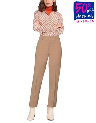 RRP €422 RED VALENTINO Tapered Trousers IT44 US8 UK12 L Wool Blend  - Image 1 of 4