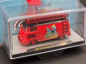 M2 Machines Chase 1960 VW Delivery Van Coca Cola Volkswagen Bus - Picture 1 of 6