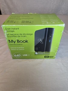 NEW WD Western Digital My Book Essential 640GB USB 2.0 External Hard Drive - Afbeelding 1 van 10