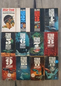 Star Trek 1-12 By James Blish - Paperback Lot Of 12 - Picture 1 of 3