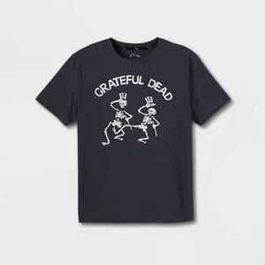 Boys' Grateful Dead Short Sleeve Graphic T-Shirt- Art Class™ Charcoal Gray XXL - Picture 1 of 1