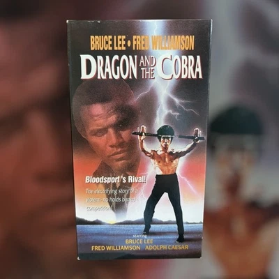 Dragon and the Cobra VHS 1991 Martial Arts Original Release MNtex Bruce Lee - Image 1 of 2