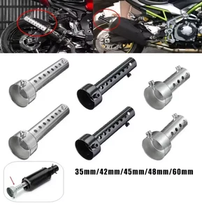 Universal Motorrad 60mm DB Killer Auspuff Kann Schalldämpfer Einsatz Schallwand - Bild 1 von 3