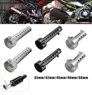 Universal Motorrad 60mm DB Killer Auspuff Kann Schalldämpfer Einsatz Schallwand - Bild 1 von 3