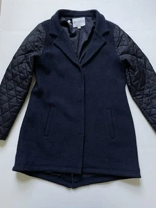 Giacca Katherine Barclay donna M blu navy lana cotta maniche trapuntate - Foto 1 di 8