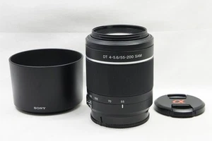 S Sony Dt 55-200Mm F4-5.6 Sam Sal55200-2 Minolta Mount Aps-C Hooded 241205J - Picture 1 of 10