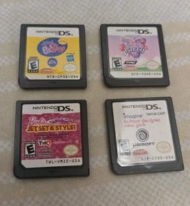 Lot Of 4 Nintendo DS Games LPS, My Little Pony, Barbie, Imagine NY Fashion ... - Picture 1 of 6