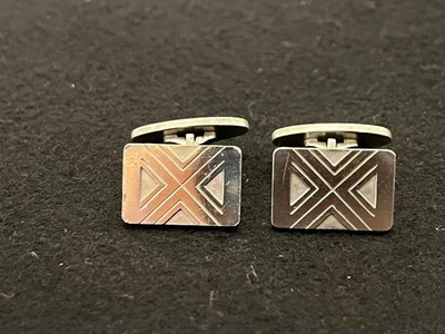 Gemelli vintage GEORG JENSEN DANIMARCA in argento sterling #72 di Harald Nielsen - Immagine 1 di 4