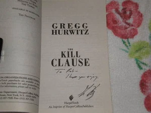 The Kill Clause by Gregg Hurwitz *Signed* - Imagen 1 de 2