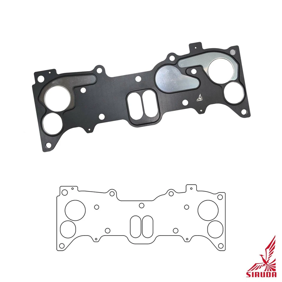 Junta de colector de admisión SIRUDA|para MAZDA_13B|RX-8|T:2,8 mm|OEM#N3H3-13-111A Foto 1 de 4