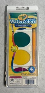 Crayola 530500 Washable 4 Color Watercolor Palette and Brush - Picture 1 of 1
