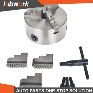 Labwork K11-130 Lathe Chuck 3-Jaw Self-Centering Chuck 3-M8 Mounting Thread 5" - Picture 1 of 11