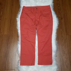 Damen rot/rosa Vera Wang Baumwolle Stretch Knopf Tasche Hose/Jeans - Gr. 16 - Bild 1 von 4