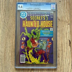 💀Secrets of Haunted House #14💀CGC 9.4💀DC Comics Horror💀FREE SHIPPING💀1978 - Foto 1 di 4