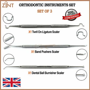 Dental Restorative Ball Burnisher Band Pusher Twirl Scaler Orthodontic Lab Tools - Picture 1 of 5