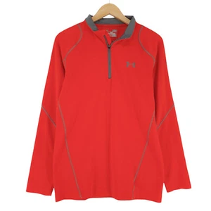 Under Armour Jumper Sweater Men Red It4 Size M - Picture 1 of 8