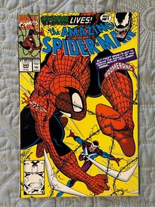 MARVEL COMICS Amazing SPIDER-MAN 345 1990 Erik Larsen Boomerang Venom - Picture 1 of 7