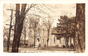 J48/ Prairie Du Chien Wisconsin RPPC Postcard c1930s St Gabriel's Church 301 - Picture 1 of 4
