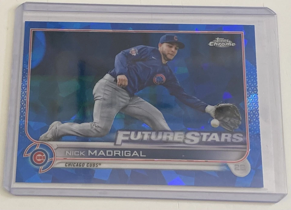 Nick Madrigal 2022 Topps Chrome Sapphire Future Stars #466 Chicago Cubs - Image 1 of 1