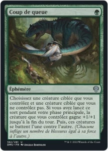 MTG Magic DMU FR FOIL - Tail Swipe/Coup de queue - Picture 1 of 1