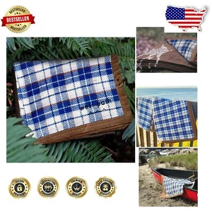 Outdoor Travel Blanket - Waterproof Wool & Canvas Blanket for Camping Adventures - Picture 1 of 11