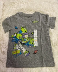 Disney Toy Story Buzz Lightyear Aliens Boy’s Short Sleeve Graphic Tee 2T NEW - Picture 1 of 1
