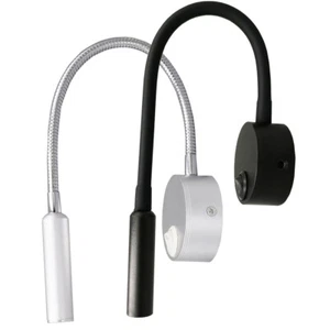 3W LED Wall Sconce Light Picture Lamp Fixture Goose-neck Spotlight On/Off Button - Picture 1 of 20