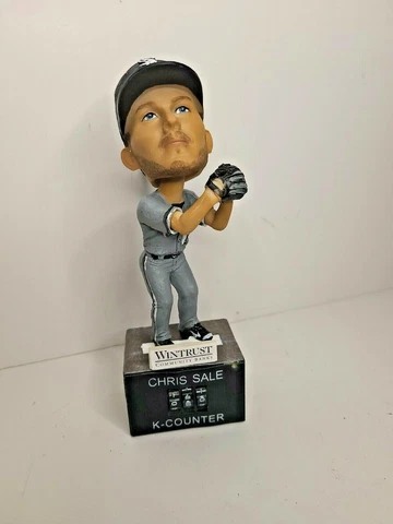 Chris Sale Chicago White Sox K Counter Bobblehead MLB Wintrust Community Bank 49 Cover