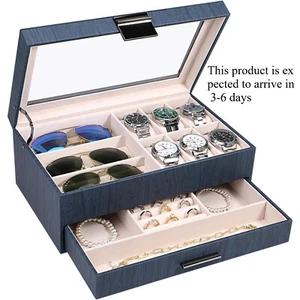 Watch box storage box men's and women's jewelry box - Picture 1 of 5