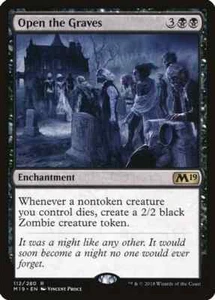 OPEN THE GRAVES 112 M19 Core Set 2019 MTG Magic the Gathering - Picture 1 of 1
