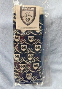 HUNTER MT NY 60th Anniversary Ltd. Ed. Blue Socks Ski Souvenir Unisex OSFA NIP - Picture 1 of 3