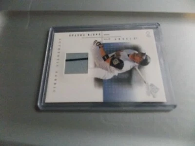 2001 UD Sp Game Used Edition Darin Erstad Authentic Fabric Jersey Relic #DE - Image 1 of 2