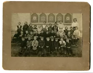 Vintage Grade School Class Photo, Middle School Circa 1910 - Picture 1 of 2