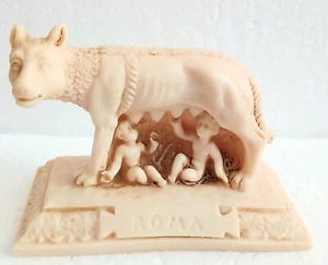 Capitoline Wolf Romulus Roma Statue Replica Roman 3" H - Picture 1 of 4