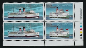 1987 Canada SC# 1140a LR - Canadian Steamships - Plate Block M-NH Lot# 1898d - Picture 1 of 1