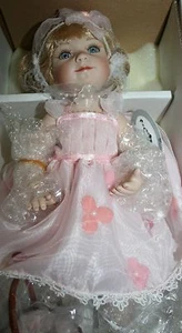 Ltd Edition Collection Pink Dress Porcelain 11" Doll 7115- 6  NIB  #520 of  3000 - Bild 1 von 4