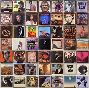 Vintage 60s 70s 80s CLASSIC ROCK POP FOLK Vinyl Records LPs *See Multiple Photos - Picture 1 of 122
