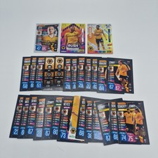 29 Wolves Football Cards Topps - Different Years - Varying Conditions